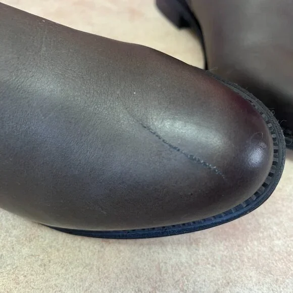 Franco Sarto Hyla Leather Grey Ankle Booties - Picture 14 of 14